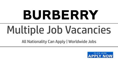 burberry careers dubai|burberry position map.